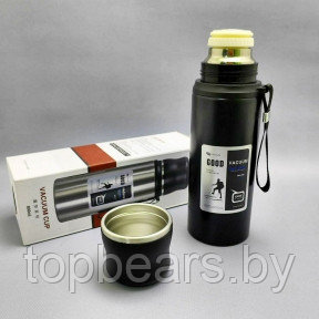 Термос вакуумный 800 мл. Vacuum Cup из нержавеющей стали, чашка, клапан - фото 1 - id-p215427499