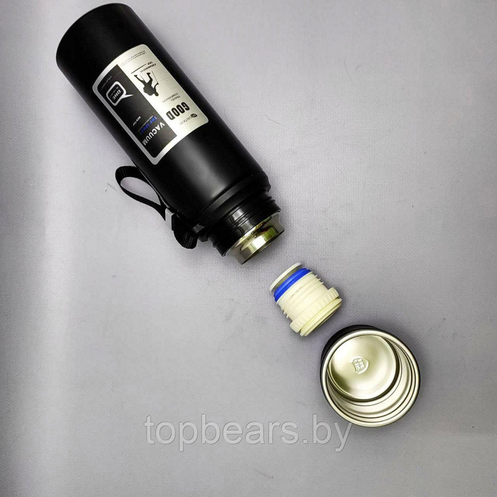 Термос вакуумный 800 мл. Vacuum Cup из нержавеющей стали, чашка, клапан - фото 8 - id-p215427499