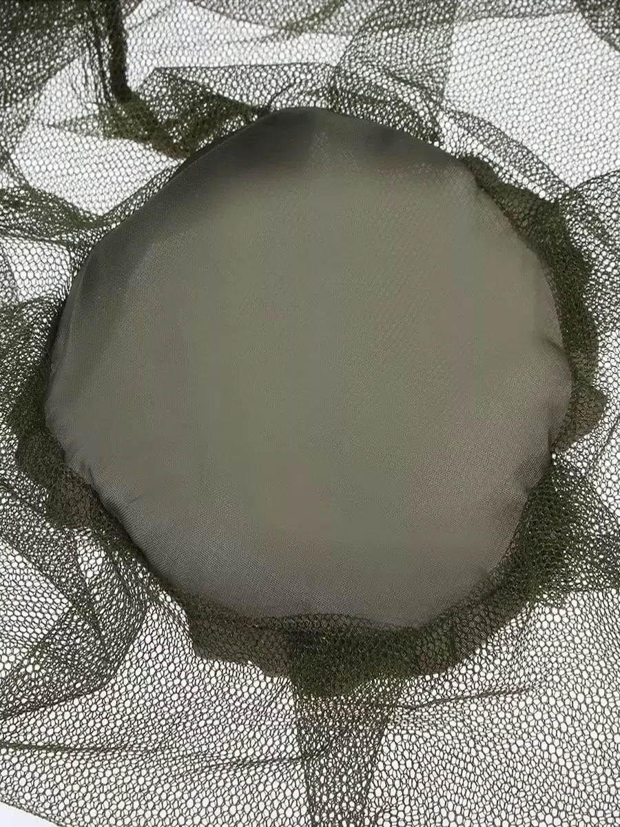 Антимоскитная сетка на голову FORTUNO / Накомарник от комаров на голову (50х50см) - фото 3 - id-p215427477