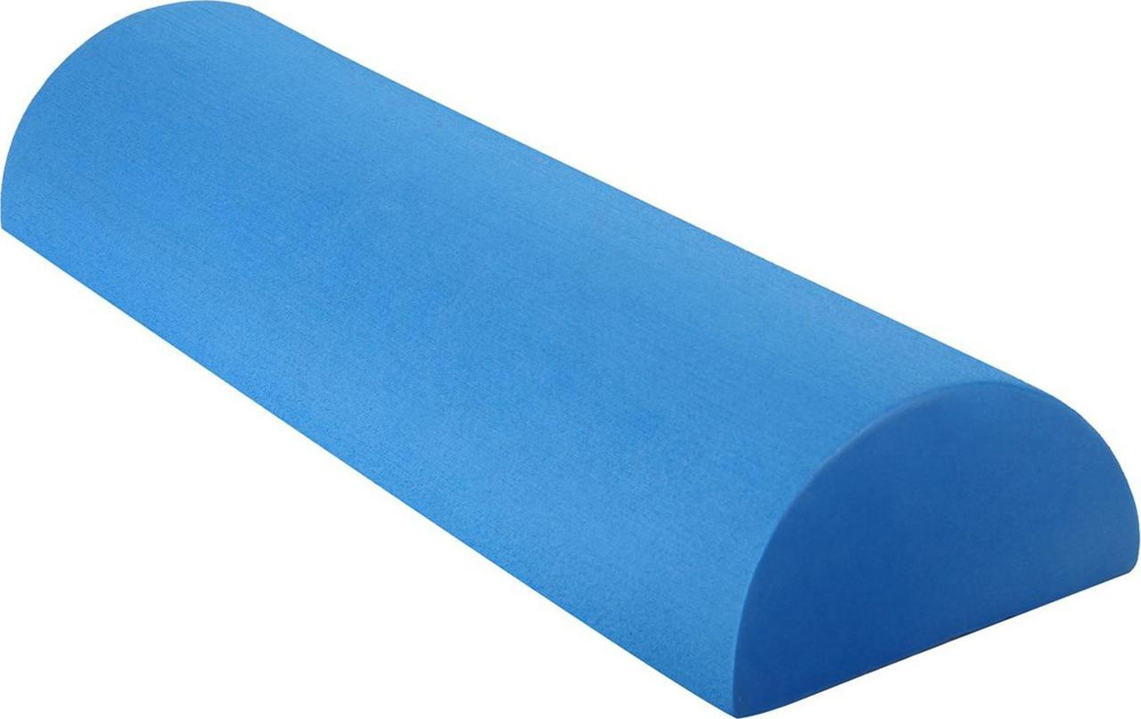 Полуцилиндр для фитнеса, йоги и пилатеса, 45 см (Half-tube for pilates and yoga, blue) - фото 1 - id-p215425684