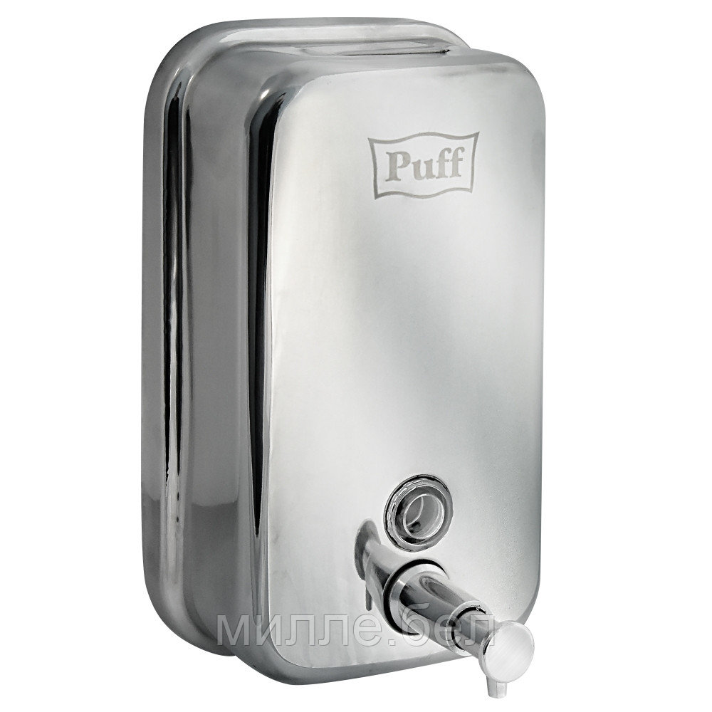 Дозатор для жидкого мыла Puff-8615 нержавейка, 1000мл (глянец) - фото 1 - id-p215427679