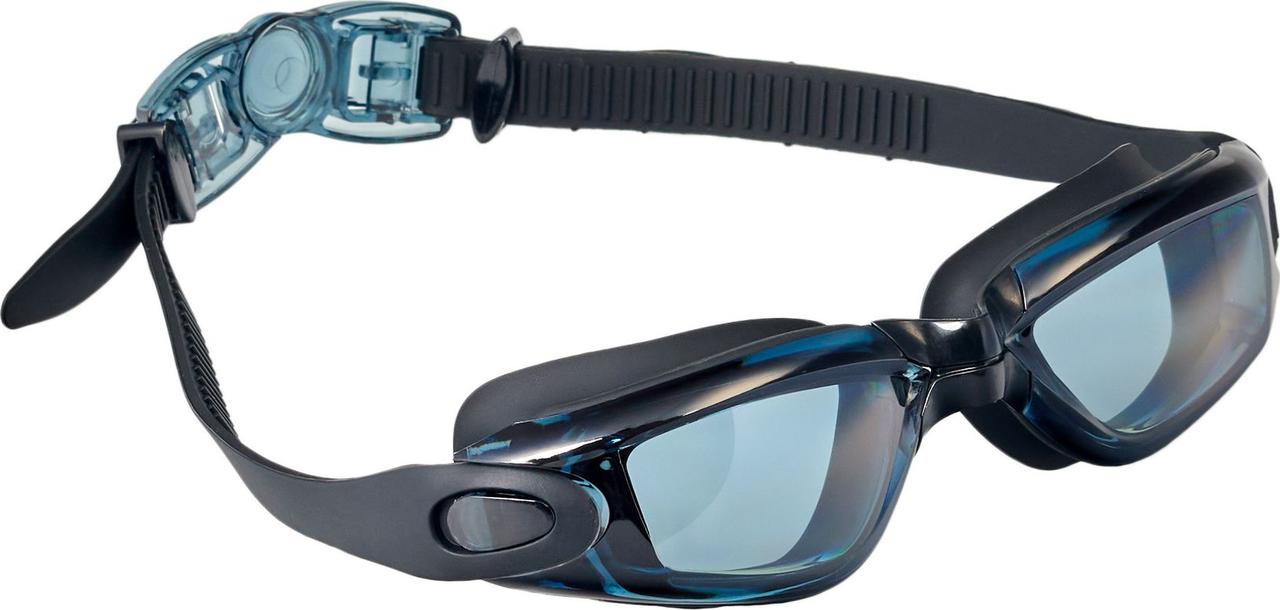 Очки для плавания, серия "Комфорт+", черные, цвет линзы - прозрачный (Swimming goggles)