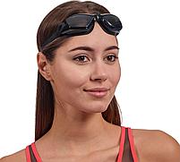 Очки для плавания, серия "Комфорт+", черные, цвет линзы - прозрачный (Swimming goggles), фото 9