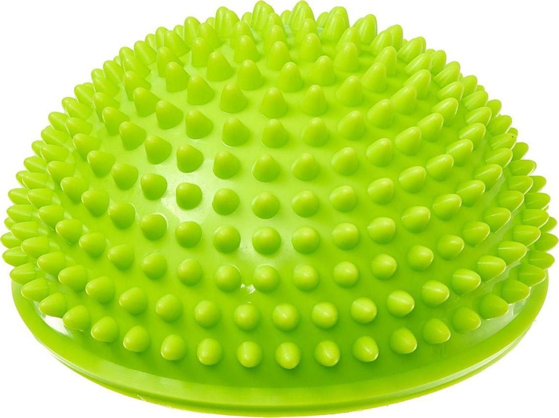 Полусфера балансировочная массажная, зеленая (Half massage balance ball, green Pantone number 382C)