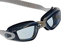 Очки для плавания, серия "Комфорт+", серые, цвет линзы - серый (Swimming goggles), фото 4