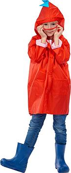 Дождевик «ДРАКОН» красный, размер XL (children's raincoat red, XL-size)