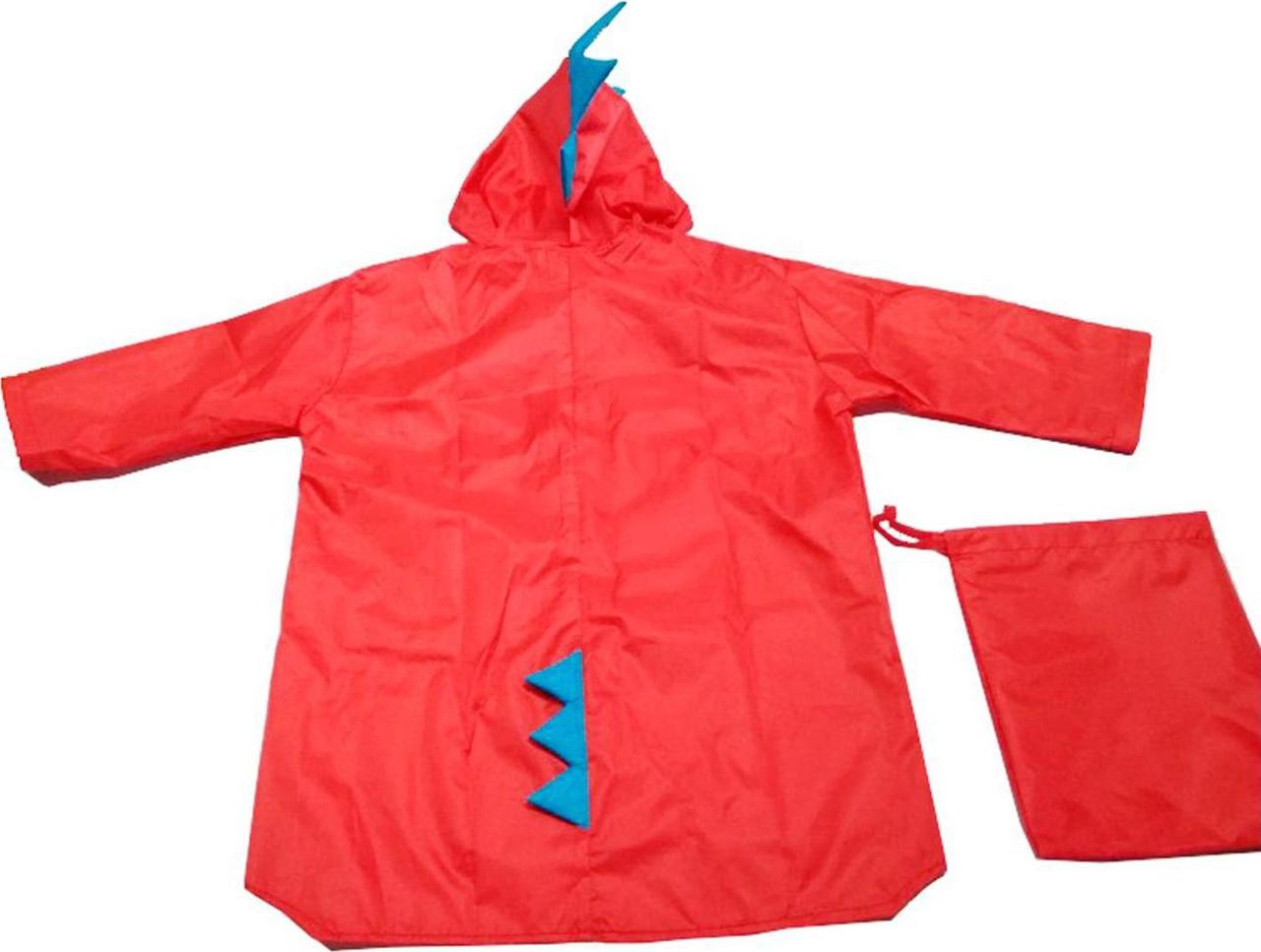 Дождевик «ДРАКОН» красный, размер XL (children's raincoat red, XL-size) - фото 3 - id-p215425802