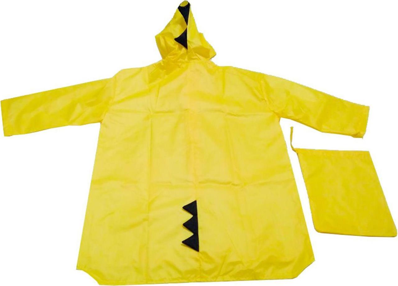 Дождевик «ДРАКОН» желтый, размер М (children's raincoat yellow, M-size) - фото 3 - id-p215425804