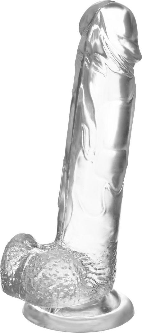 Фаллоимитатор Mr. Bold L, прозрачный (Dildo 18.5cm, transparent)