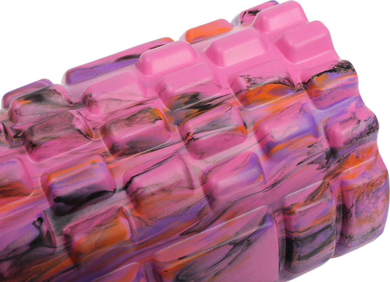 Валик для фитнеса «ТУБА», камуфляж розовый (Deep tissue massage foam roller) - фото 4 - id-p215425838