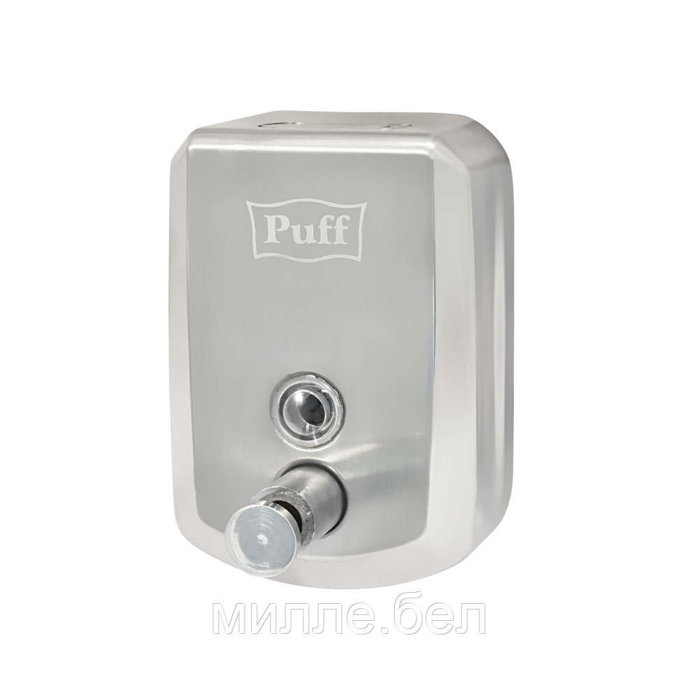 Дозатор для жидкого мыла PUFF-8705 нержавейка, 500мл (глянец) с замком - фото 2 - id-p215427684