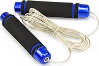 Скакалка с утяжелителями, синяя (jump rope with weights), фото 2