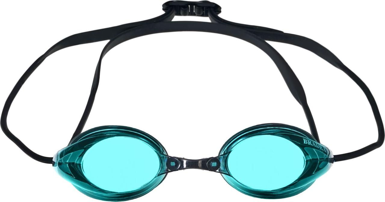 Очки для плавания, серия "Спорт", черные цвет линзы - голубой (Swimming goggles) - фото 2 - id-p215425907