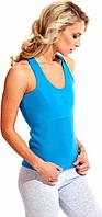 Майка для похудения «BODY SHAPER», размер S (голубой) (BODY SHAPER shirt blue)