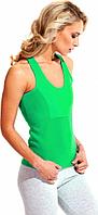 Майка для похудения «BODY SHAPER», размер L (зелёный) (BODY SHAPER shirt green)