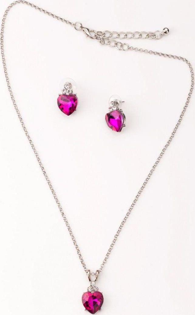 Комплект «СТЕФАНИЯ» (Earrings+Pendant with chain 45+5 cm) - фото 3 - id-p215425977