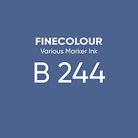 Чернила Finecolour Refill Ink для спиртового маркера, 21мл. (синяя волна)