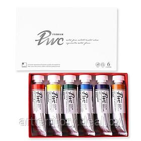 Набор красок акварельных ShinHanart PWC Extra Fine (A), 6 цветов по 15 мл.