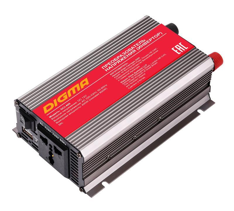 Автоинвертор Digma DCI-400 400Вт - фото 1 - id-p215433592