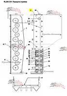 Крышка редуктора 20-M10-007-020-001 SPP.15705 для свеклопогрузчика Franz Kleine (Кляйн) RL 200 SF Mouse