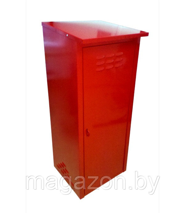 Шкаф для газового баллона, высота 1,4 м, красный - фото 9 - id-p215073346