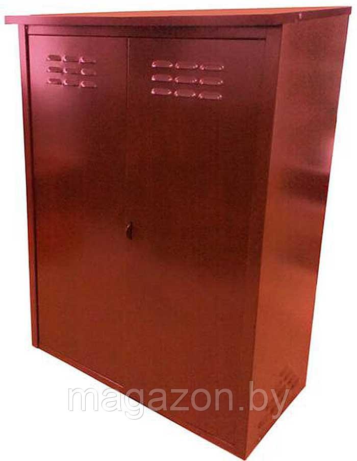 Шкаф для газовых баллонов, высота 1.4 м, красный - фото 1 - id-p215073444