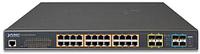 Коммутатор PLANET GS-5220-24UPL4XR L2+/L4 24-Port 10/100/1000T 75W Ultra PoE with 4 shared SFP + 4-Port 10G