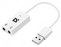 Внешняя USB звуковая карта Defender Audio USB USB - 2х3,5 мм jack, 0.1 м аудиокарта