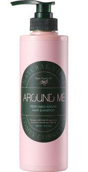 Парфюмированный шампунь для волос с маслом арганы Welcos Around Me Perfumed Argan Hair Shampoo 500мл - фото 1 - id-p215437574