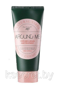 Парфюмированный шампунь для волос с маслом арганы Welcos Around Me Perfumed Argan Hair Shampoo 200мл - фото 1 - id-p215437660