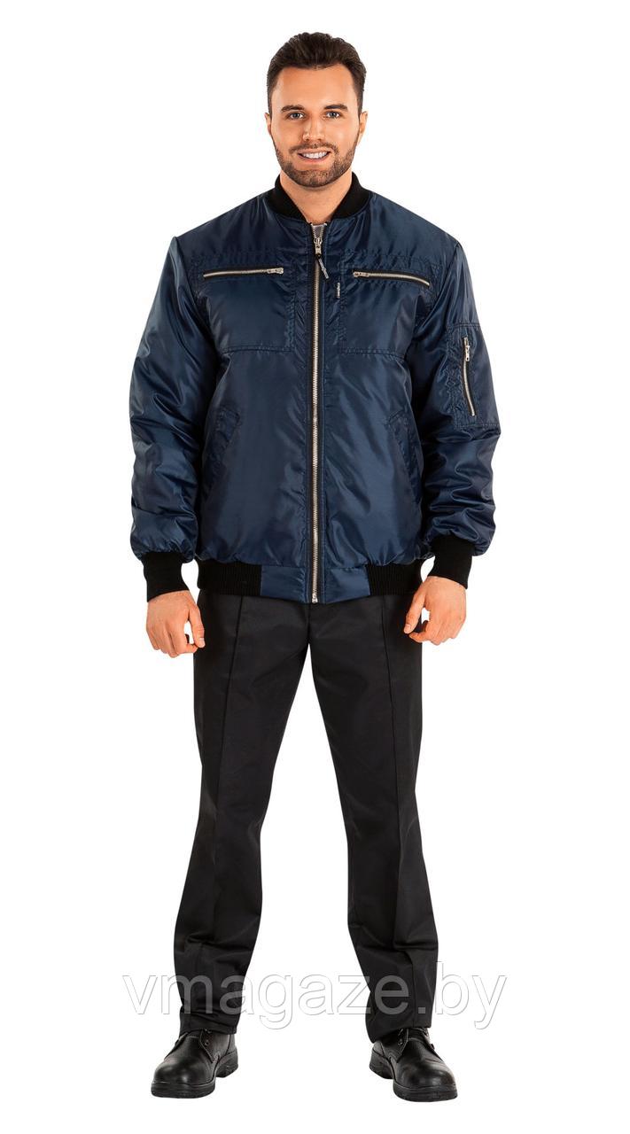Куртка демисезонная Штурман (цвет темно-синий) - фото 1 - id-p215439670