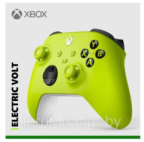 Геймпад Microsoft Xbox Series X|S|One (салатовый) Оригинал - фото 1 - id-p73276913