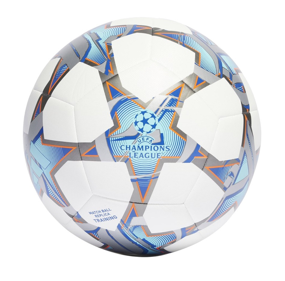 Мяч футбольный №4 Adidas UEFA Champions League Match Ball Replica Training 23/24 - фото 1 - id-p215445533