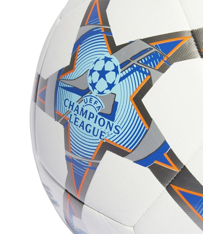 Мяч футбольный №4 Adidas UEFA Champions League Match Ball Replica Training 23/24 - фото 2 - id-p215445533