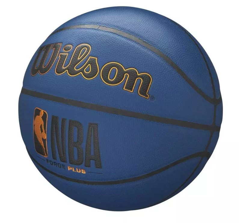Мяч баскетбольный №7 Wilson NBA Forge Plus Blue - фото 2 - id-p215445537