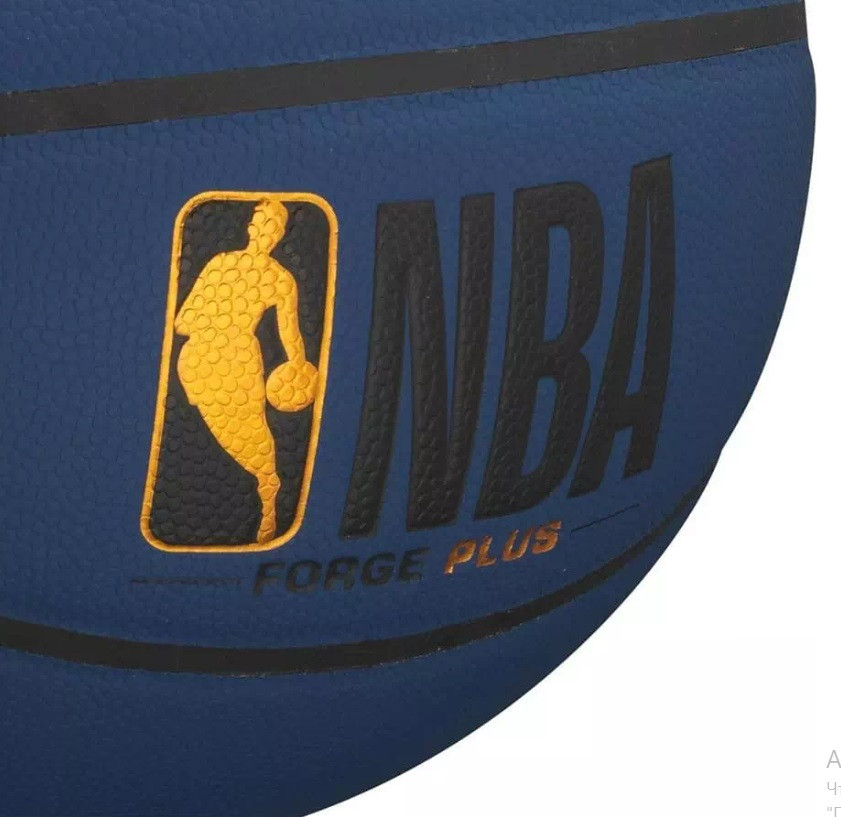 Мяч баскетбольный №7 Wilson NBA Forge Plus Blue - фото 4 - id-p215445537