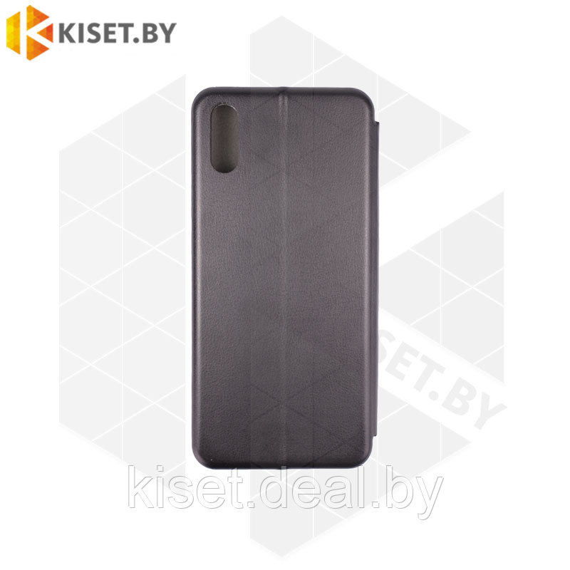 Чехол-книжка KST Book Case 3D с визитницей для Xiaomi Redmi 9A черный - фото 2 - id-p215445875