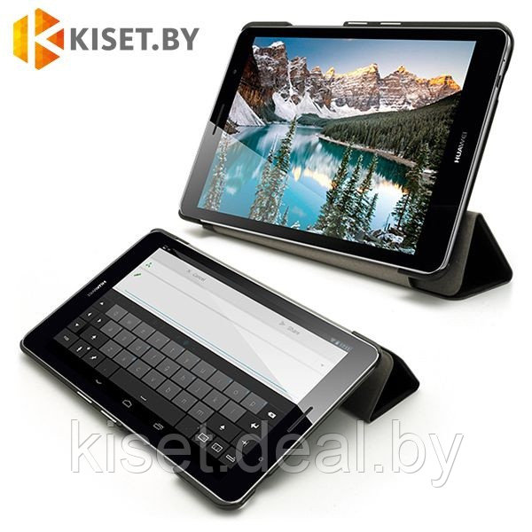 Чехол-книжка KST Smart Case для Huawei MediaPad T3 10, черный - фото 2 - id-p215445834