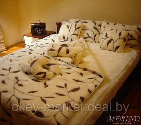 Шерстяная подушка с открытым ворсом KASHMIR Beniamin Темный . Размер 50х60, фото 2