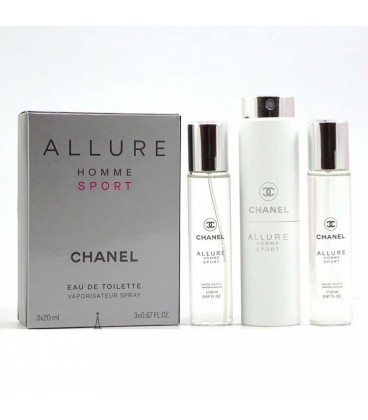 Мужская туалетная вода Chanel - Allure Homme Sport edt 3х20ml - фото 1 - id-p187554255