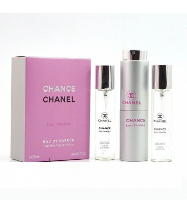 Женская туалетная вода Chanel - Chance Eau Tendre edp 3х20ml - фото 1 - id-p215450080