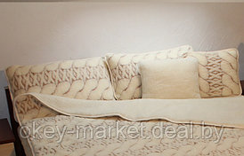 Шерстяная подушка с открытым ворсом KASHMIR Косичка  . Размер 45х75