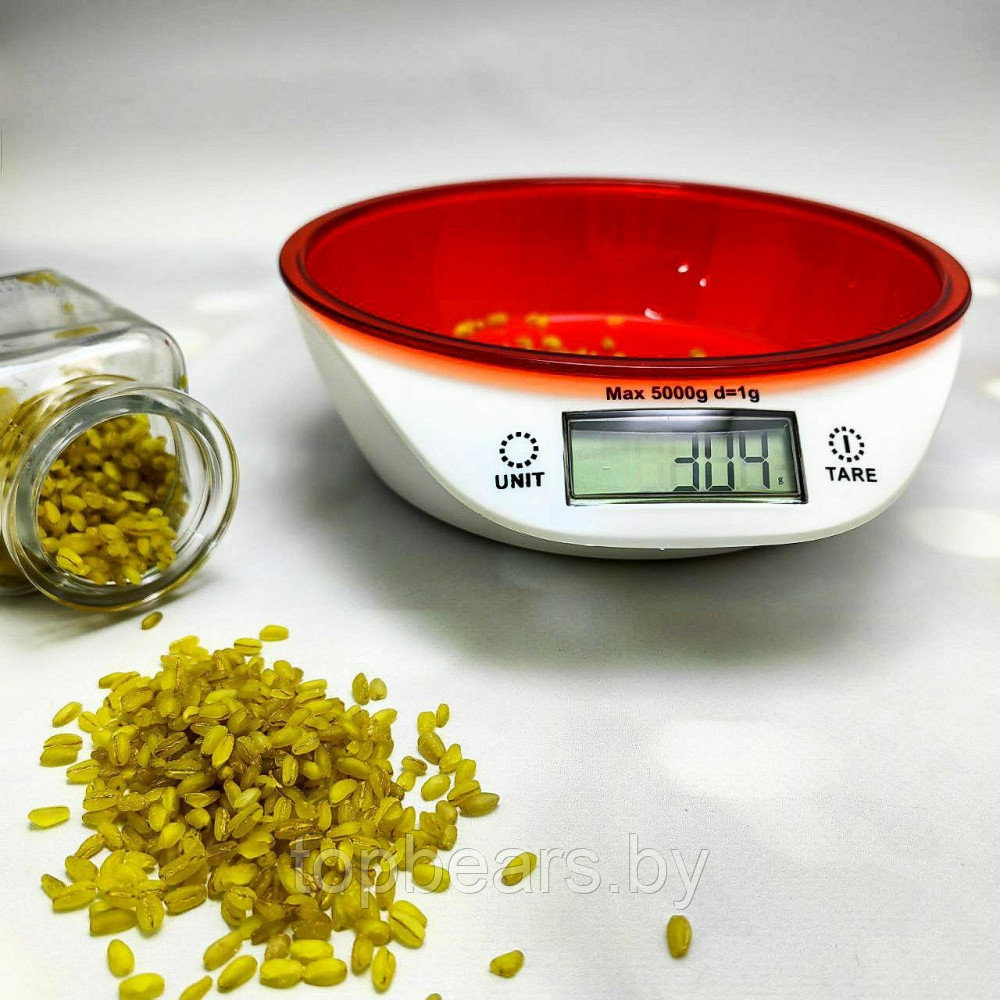 Электронные кухонные весы Kitchen Scales 5кг со съемной чашей - фото 2 - id-p215450445