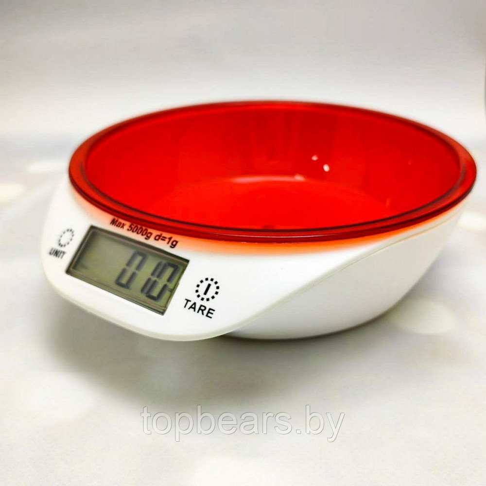 Электронные кухонные весы Kitchen Scales 5кг со съемной чашей - фото 5 - id-p215450445
