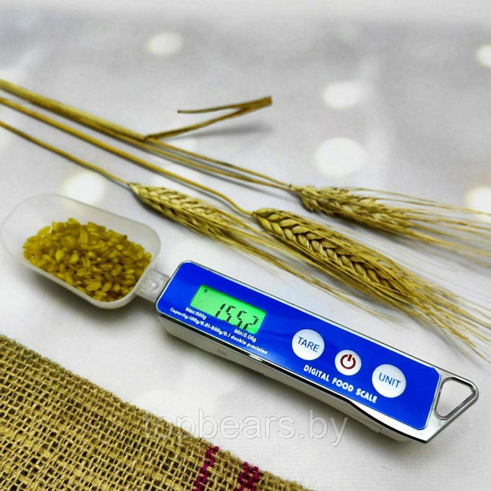 Кухонная электронная мерная ложка-весы с LCD экраном Digital spoon scale FD-01, 500 gr - фото 7 - id-p215450454