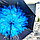 NEW Зонт наоборот двухсторонний UpBrella (антизонт) / Умный зонт обратного сложения Синяя роза, фото 8
