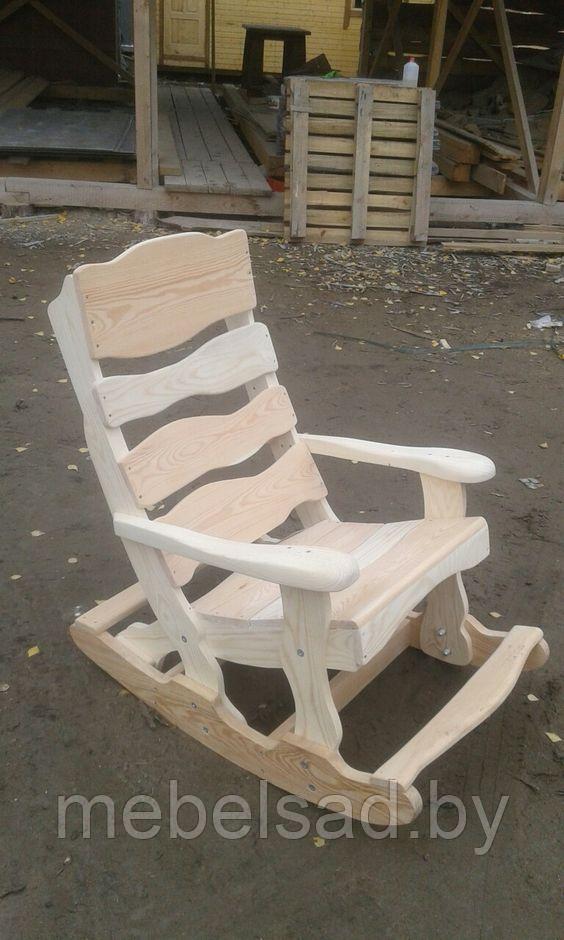 Кресло-качалка  из массива сосны "Кладезь"