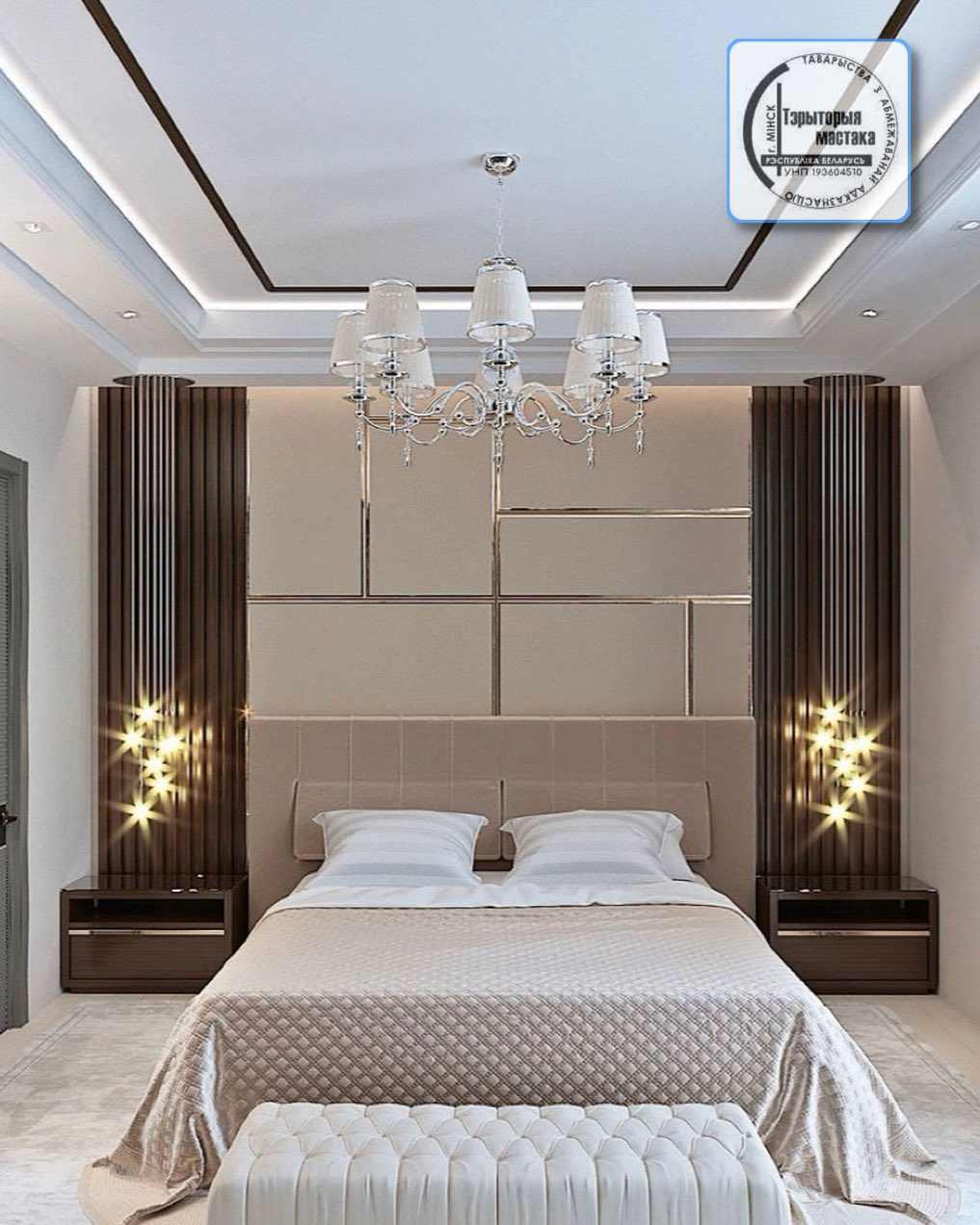 Дизайн спальни (интерьер) - фото 1 - id-p215454336
