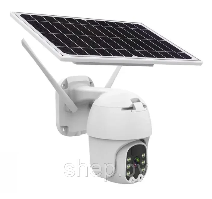 Камера видеонаблюдения уличная на солнечной батарее IP V380 Pro, 5 Мп, 3G, 4G, LTE, от сим карты, автослежение - фото 7 - id-p215454407