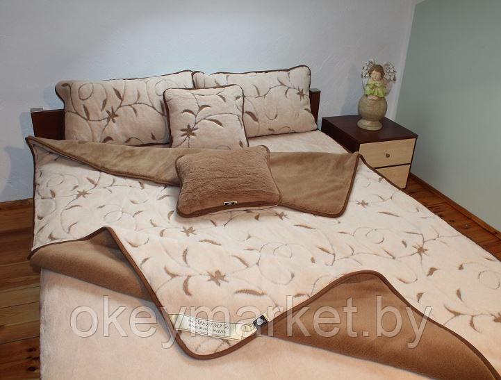 Подушка с открытым ворсом из шерсти Camel Florence .Размер 50х60, фото 2